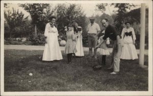 South Lincoln MA Photo Studio People & Old Camera Concord Cancel 1910 RPPC