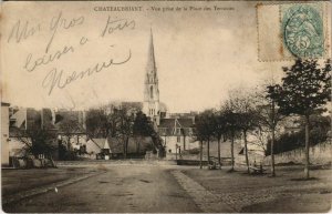 CPA CHATEAUBRIANT Vue prise de la Place des Terrasses (150627)