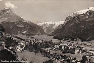 Switzerland Engelberg mit Hanen und Titlis 1957 Photo