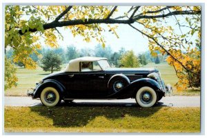 1936 Auburn Model 852 Cabriolet Car Indiana IN Unposted Vintage Postcard