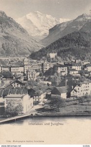 SWITZERLAND, 1900-10s; Interlaken und Jungfrau