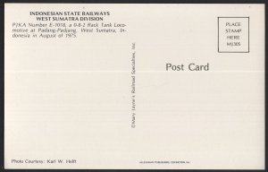 Indonesian State Railways West Sumatra Division PJKA Number E-1018 1975 ~ Chrome