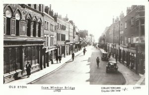 Berkshire Postcard - Old Eton - From Windsor Bridge c1923   - U180