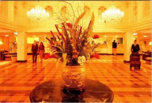 New Orleans, LA Louisiana  HOTEL MONTELEONE Lobby View  4X6 Advertising Postcard