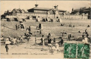 CPA MERS-les-BAINS La Plage et le Casino (807469)