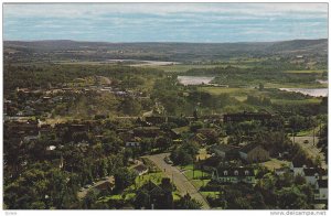 Panoramic view, Edmundston, N.B.,  Canada,  PU_40-60s