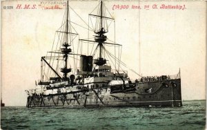 CPA AK H.M.S. VICTORIUS SHIPS (703700)