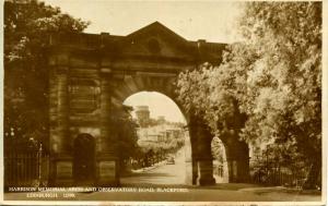 UK - Scotland. Edinburgh, Blackford, Harrison Memorial Arch - RPPC  Passed C...