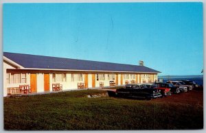 Les Mechins Matane Canada 1960s Postcard Motel Mechins Sur Mer