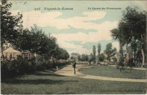 CPA NOGENT-le-ROTROU-Le Square des Promenades (28607)