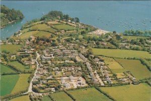 Cornwall Postcard - Aerial View of Feock Village  RR23351