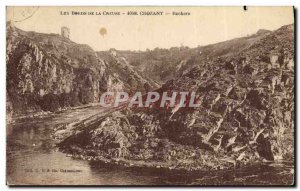 Old Postcard Crozant Les Bords De La Creuse