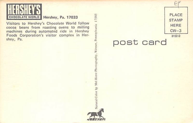 Hersheys Chocolate World Hershey, Pennsylvania PA