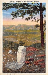 Three States Marker Middlesboro KY