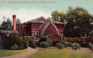 Hearst Hall, University of California, Berkeley, CA, Early Postcard, Unused