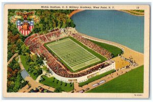 c1930's Michie Stadium US Military Academy West Point New York NY Postcard
