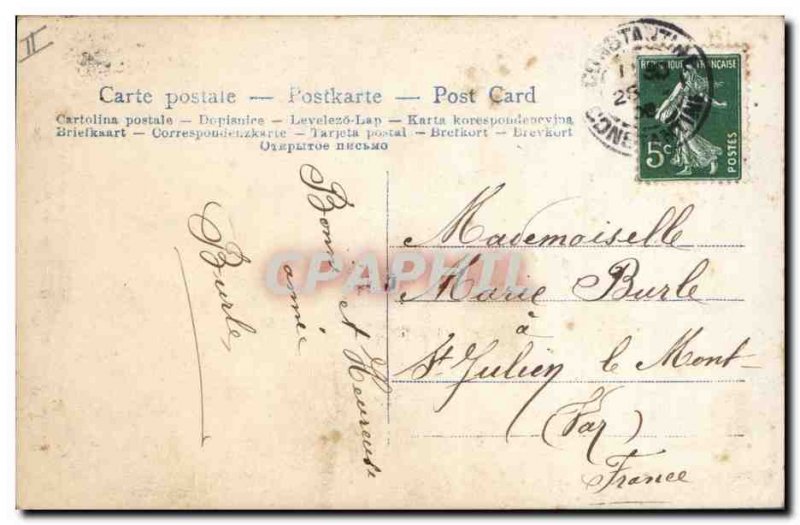 Old Postcard Fantaisie Champagne