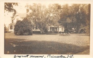 G3/ Princeton Illinois RPPC Postcard c1910 Bryant Nursery Building
