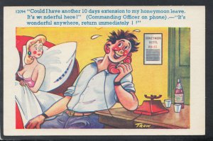 Comic Postcard - Saucy / Risque / Marriage / Honeymoon / Telephone    E313