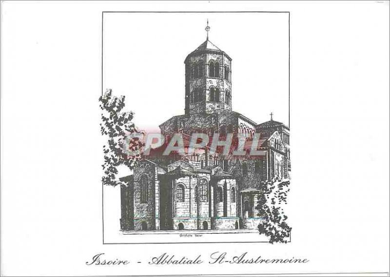 Modern Postcard Issoire Abbey St Austell