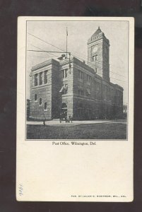 WILMINGTON DELAWARE US POST OFFICE DOWNTOWN VINTAGE POSTCARD 1905