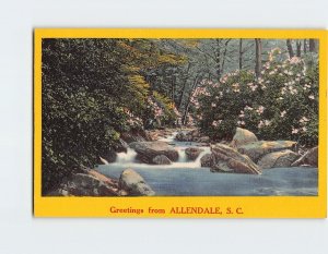 Postcard Greetings from Allendale, South Carolina