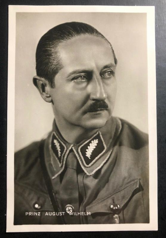 Mint Germany Real Picture Postcard PPC Prince August Wilhelm Portrait