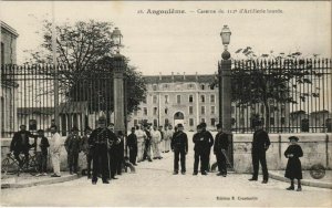 CPA Angouleme- Caserne du 112e d'Artillerie lourde FRANCE (1073518)