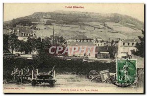 Old Postcard Toul Port Channel and Fort Saint Michel