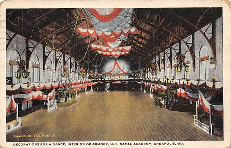 Interior of Armory U. S. Naval Academy - Annapolis, Maryland MD  