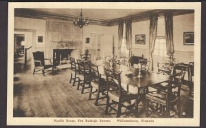 Virginia Williamsburg - interior Apollo Room, The Raleigh Tavern ~ WB