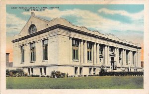 Gary Public Library Gary IN USA Postcard