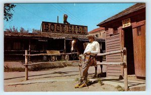DODGE CITY, KS Kansas ~ BOOT HILL Matt Dillon JAIL c1950s Roadside  Postcard