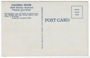 Flushing, L. I. , New York, Vintage Postcard View of Colonial House