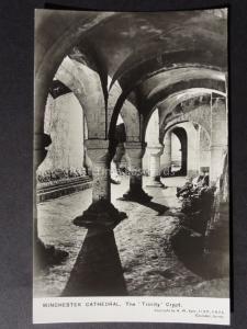 Hampshire WINCHESTER Cathedral The Trinity Crypt - Old RP Postcard