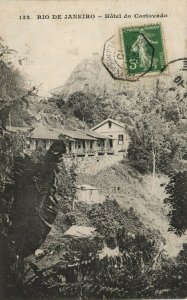 PC CPA BRAZIL, RIO DE JANEIRO, HOTEL DO CORIOVADO, Vintage Postcard (b20439)