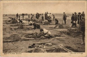 CPA QUEND-PLAGE Jeux sur la plage (25148)