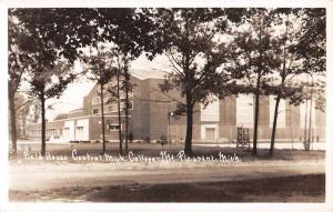 Mt Pleasant Michigan College Field House Real Photo Antique Postcard K53012