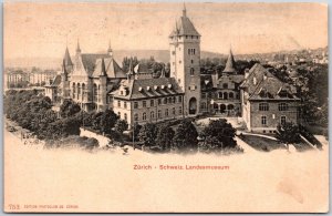 Zurich - Schweiz Landesmuseum Switzerland Swiss National Museum Postcard