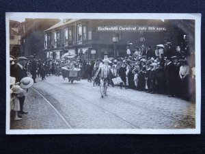 West Yorkshire Bradford ECCLESHILL CARNIVAL July 8th 1911 RP Postcard