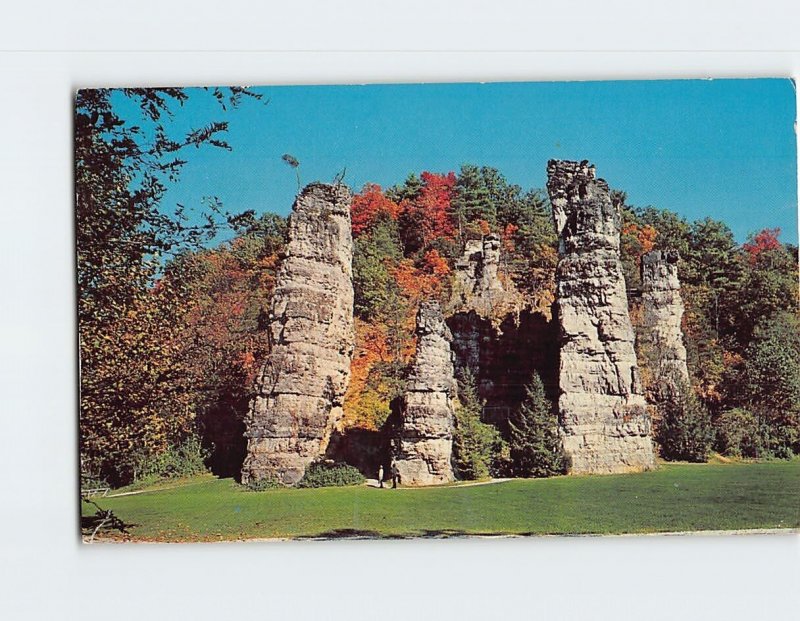 Postcard Natural Chimneys Regional Park, Mount Solon, Virginia