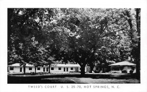 Hot Springs, NC North Carolina  TWEED'S COURT Roadside Motel MADISON CO Postcard