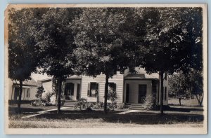 1908 House And Trees View Castorland New York NY RPPC Photo Antique Postcard