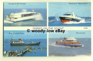 f0070 - Isle of Wight Ferries & Hovercraft - Multiview postcard