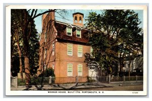 Warner House Portsmouth NH New Hampshire UNP WB Postcard H20