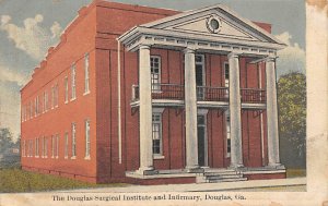 Douglas Surgical Institue and Infirmary Douglas, Georgia, USA 1910 tab marks ...