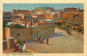 Pueblo Of Zuni, New Mexico South of Gallup, New Mexico Vintage Postcard