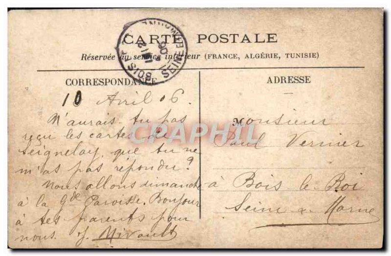 Old Postcard Paris Gallery & # 39Apollon Louvre