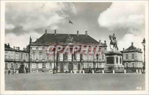 Postcard Modern Copenhagen Palace of Amalienborg Royal residence