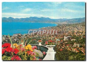 Modern Postcard Cannes general view taken from California